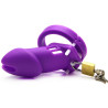 FUKR Cage de chasteté Silicone Bran 9 x 3cm Violette